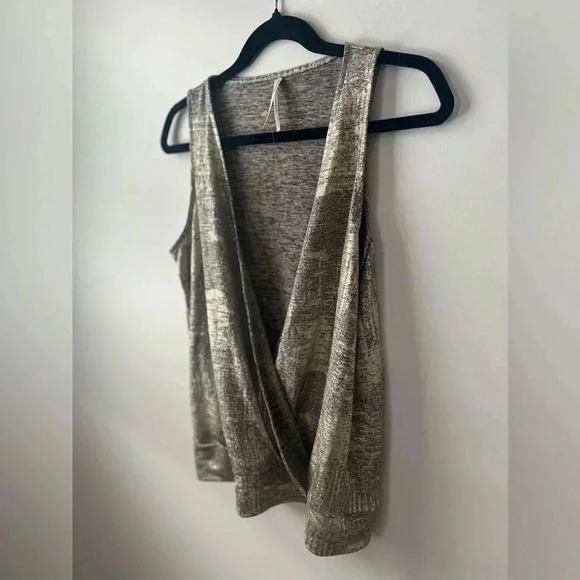 NWOT Anthropologie Sabrina Shimmer Wrap Top - Picture 8 of 9
